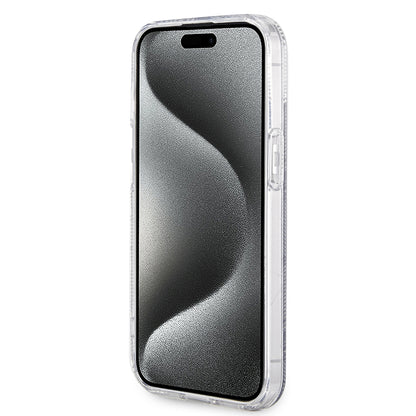 Custodia MagSafe per Apple iPhone 15, Guess, IML Gcube, Nera