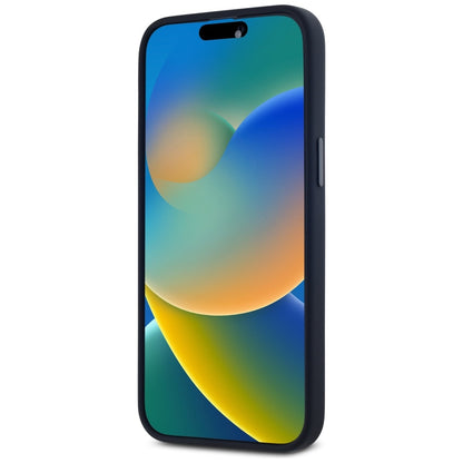 Custodia MagSafe per Apple iPhone 15 Pro, Karl Lagerfeld, Silicone Shadow Metal Initial, Nera