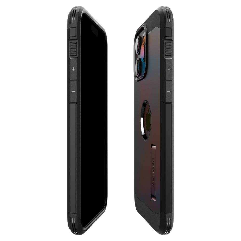 Custodia MagSafe per Apple iPhone 15 Pro Max, Spigen, Tough Armor, Nera ACS06594