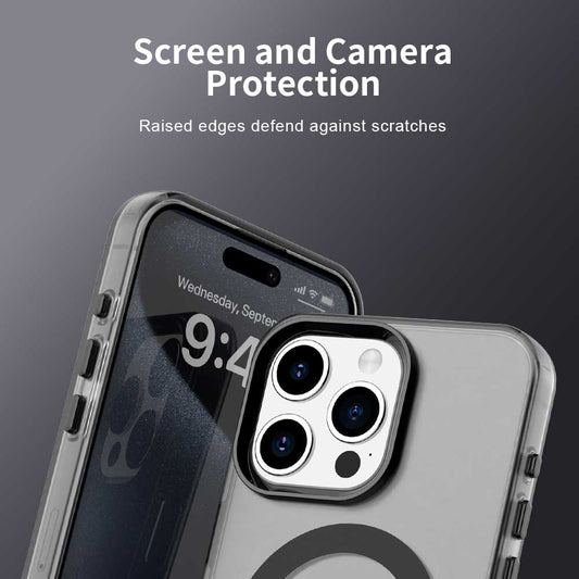 Custodia MagSafe per Apple iPhone 15 Pro Max, Techsuit, CandyCase, Nera