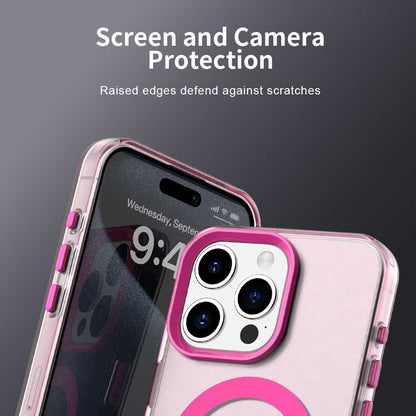 Custodia MagSafe per Apple iPhone 15 Pro Max, Techsuit, CandyCase, Rosa