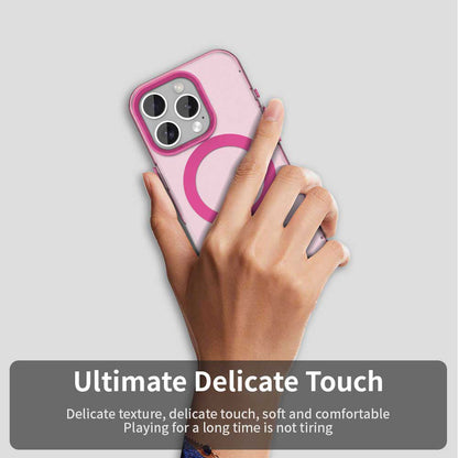 Custodia MagSafe per Apple iPhone 15 Pro Max, Techsuit, CandyCase, Rosa