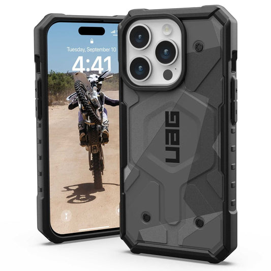 Custodia MagSafe per Apple iPhone 15 Pro Max, Urban Armor Gear, Pathfinder SE Geo Camo, Camouflage