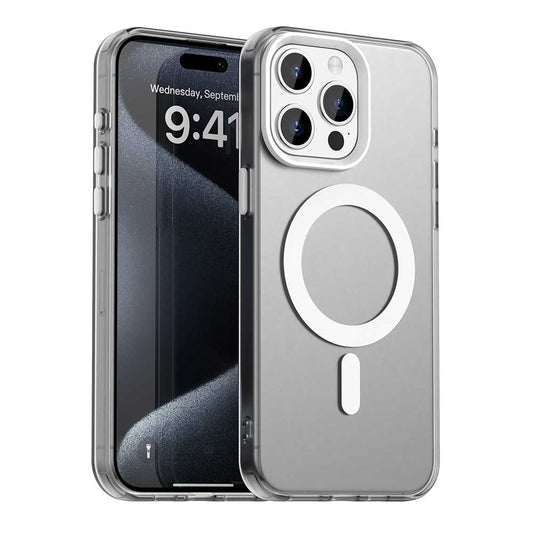Custodia MagSafe per Apple iPhone 15 Pro, Techsuit, CandyCase, Bianca