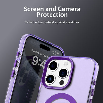 Custodia MagSafe per Apple iPhone 15 Pro, Techsuit, CandyCase, Viola