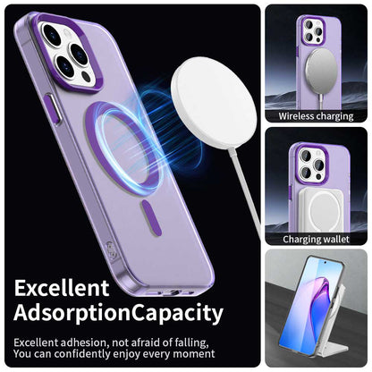 Custodia MagSafe per Apple iPhone 15 Pro, Techsuit, CandyCase, Viola