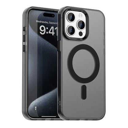 Custodia MagSafe per Apple iPhone 15 Pro, Techsuit, CandyCase, Nera