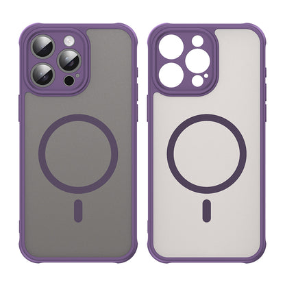 Custodia MagSafe per Apple iPhone 15 Pro, Techsuit, HaloFrost II, Viola