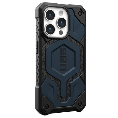 Custodia MagSafe per Apple iPhone 15 Pro, Urban Armor Gear, Monarch Pro, Blu Navy