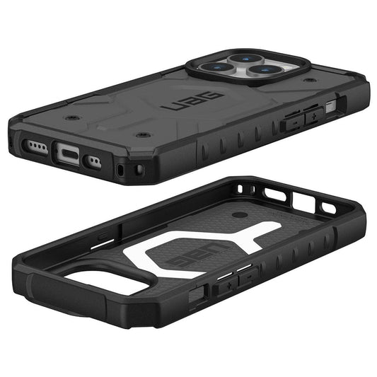 Custodia MagSafe per Apple iPhone 15 Pro, Urban Armor Gear, Pathfinder, Argento