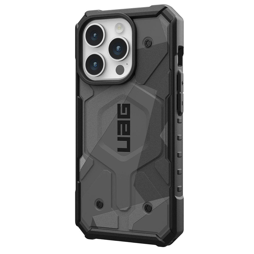 Custodia MagSafe per Apple iPhone 15 Pro, Urban Armor Gear, Pathfinder SE Geo Camo, Camouflage
