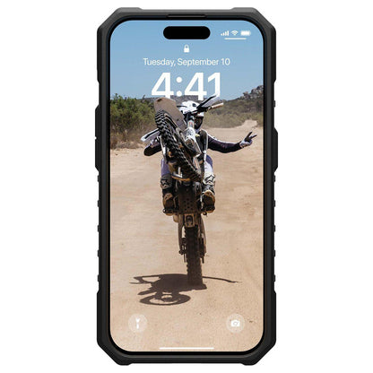 Custodia MagSafe per Apple iPhone 15 Pro, Urban Armor Gear, Pathfinder SE Geo Camo, Camouflage