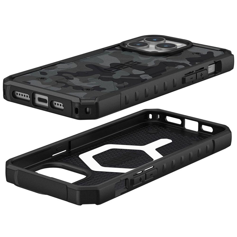 Custodia MagSafe per Apple iPhone 15 Pro, Urban Armor Gear, Pathfinder SE Midnight Camo, Camouflage