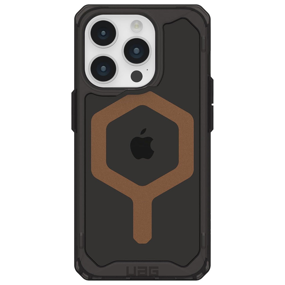 Custodia MagSafe per Apple iPhone 15 Pro, Urban Armor Gear, Plyo, Marrone
