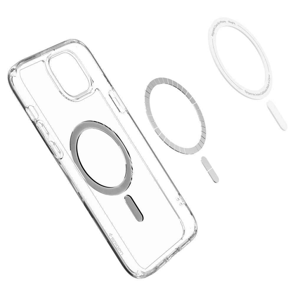 Custodia MagSafe per Apple iPhone 15, Spigen, Ultra Hybrid, Nera ACS06803