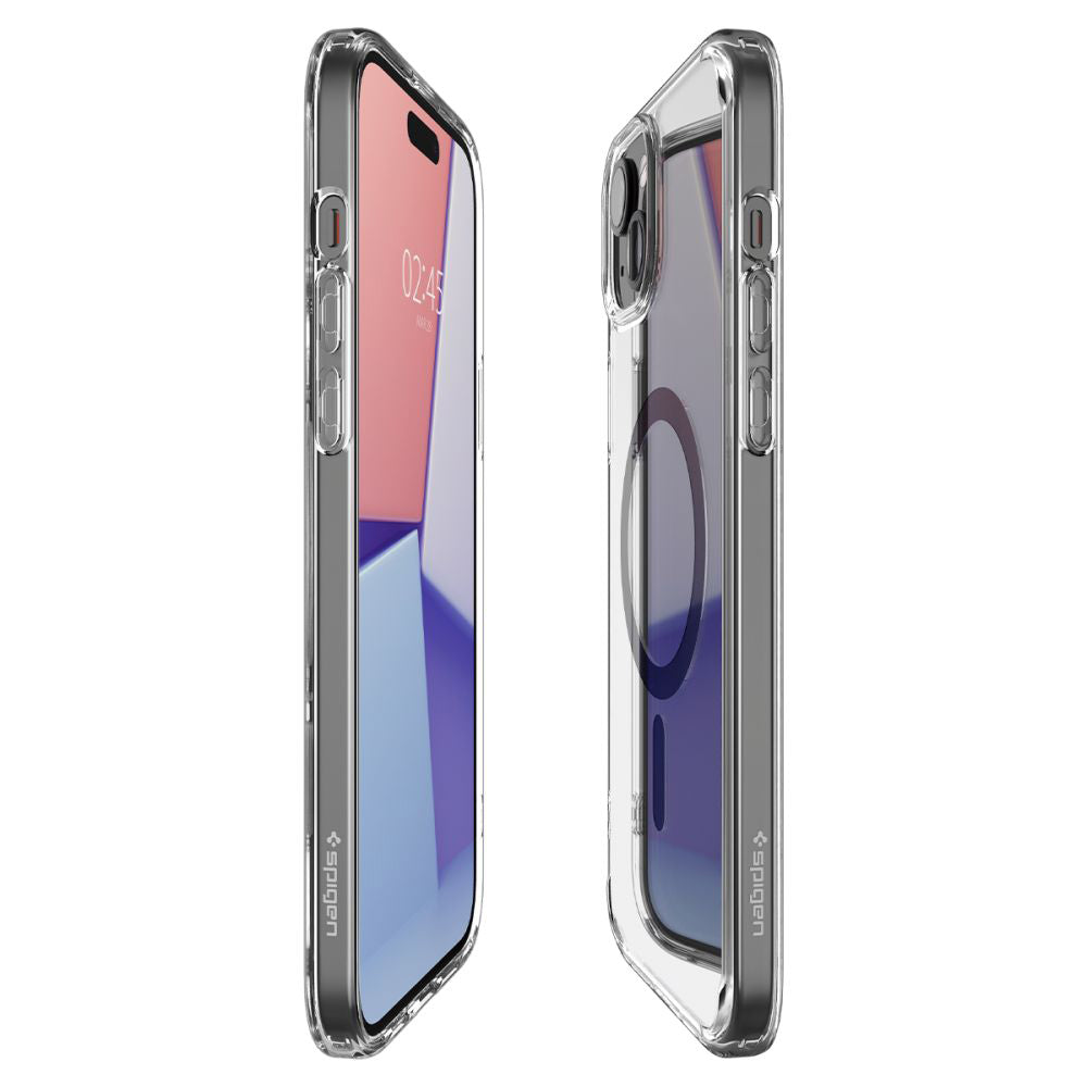 Custodia MagSafe per Apple iPhone 15, Spigen, Ultra Hybrid, Nera ACS06803