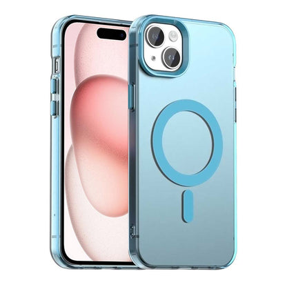 Custodia MagSafe per Apple iPhone 15, Techsuit, CandyCase, Blu