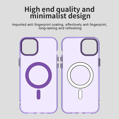 Custodia MagSafe per Apple iPhone 15, Techsuit, CandyCase, Viola