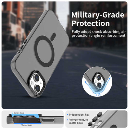 Custodia MagSafe per Apple iPhone 15, Techsuit, CandyCase, Nera