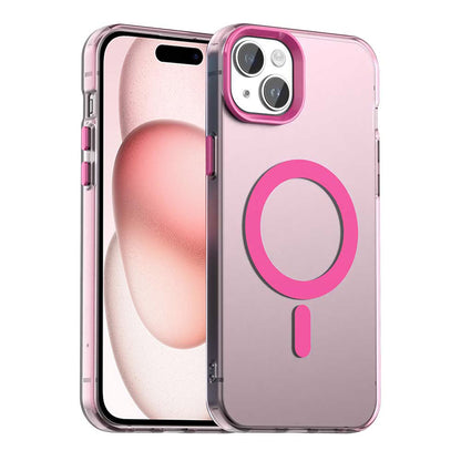 Custodia MagSafe per Apple iPhone 15, Techsuit, CandyCase, Rosa