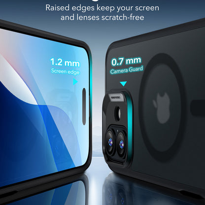 Custodia MagSafe per Apple iPhone 16, ESR, Classic Hybrid, Nera Satinata