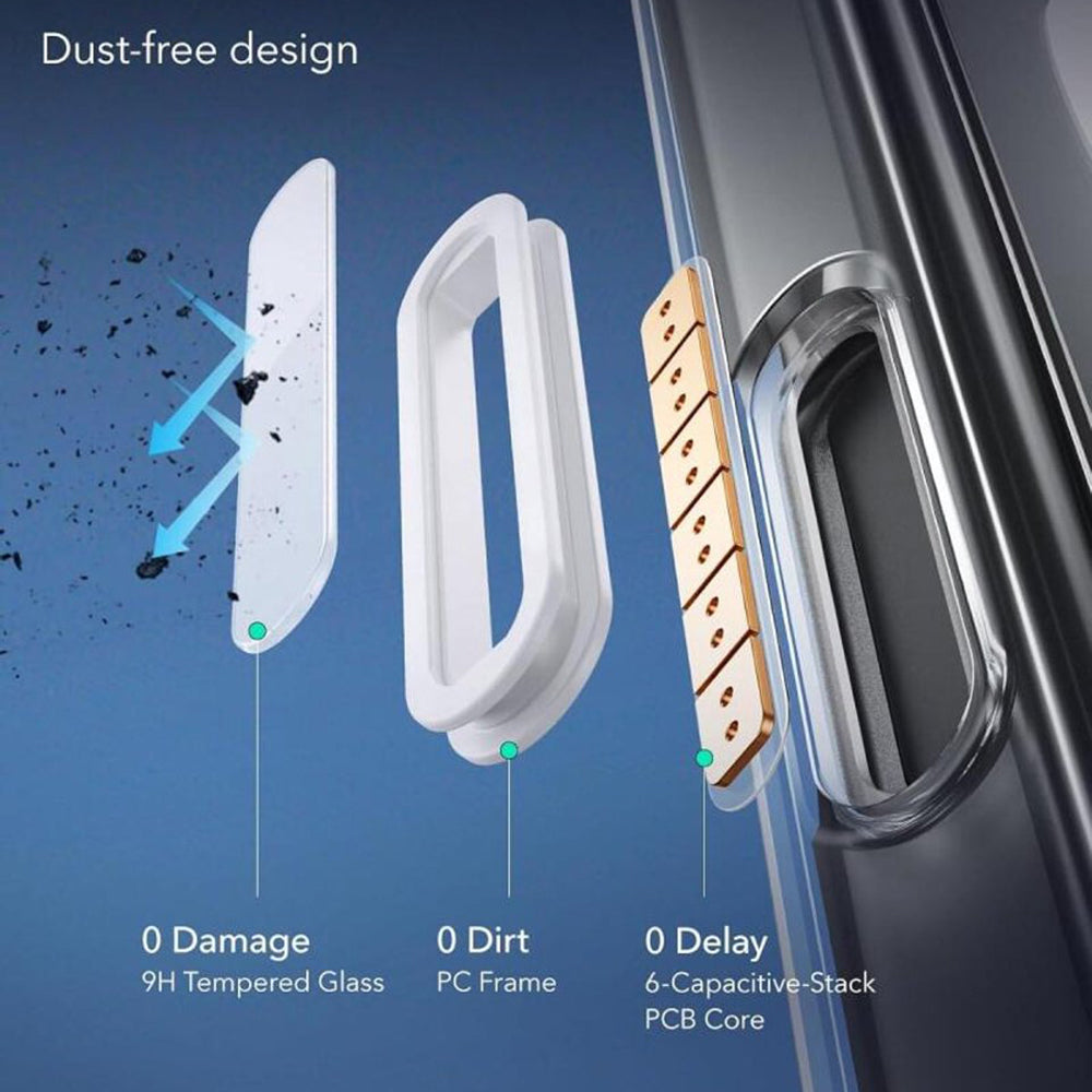 Custodia MagSafe per Apple iPhone 16, ESR, Classic Hybrid Slide, Trasparente