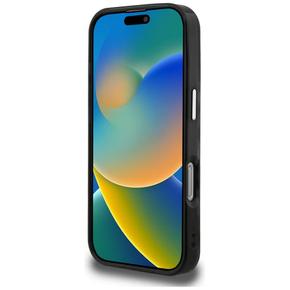 Custodia MagSafe per Apple iPhone 16, Karl Lagerfeld, IML Leopard Pattern, Nera