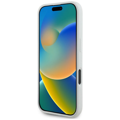 Custodia MagSafe per Apple iPhone 16, Karl Lagerfeld, Silicone Karl & Choupette's Heads, Beige