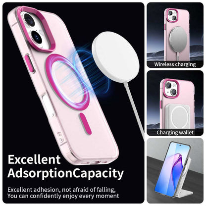 Custodia MagSafe per Apple iPhone 16 Plus, Techsuit, CandyCase, rosa