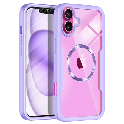 Custodia MagSafe per Apple iPhone 16 Plus, Techsuit, ColorVerse 360, Viola