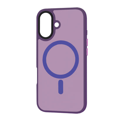 Custodia MagSafe per Apple iPhone 16 Plus, Techsuit, HaloFrost, Viola Scuro