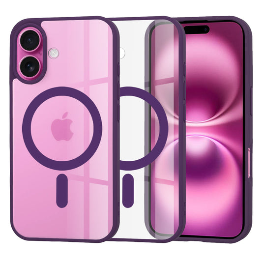 MagSafe Case for Apple iPhone 16 Plus, Techsuit, Pro, Purple
