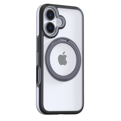 Custodia MagSafe per Apple iPhone 16 Plus, Torras, Ostand R Fusion, Nera