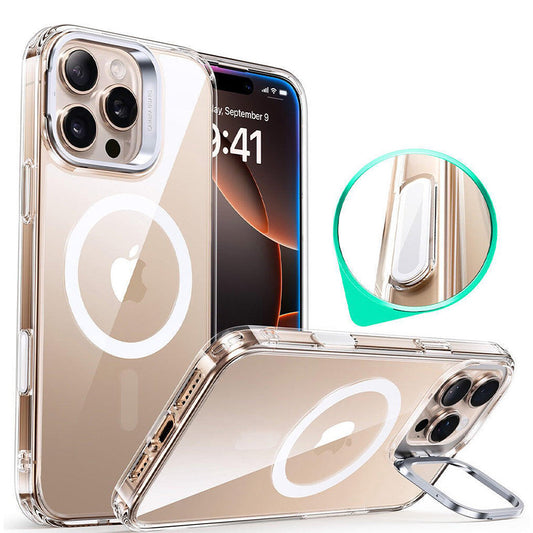 Custodia MagSafe per Apple iPhone 16 Pro, ESR, Classic Hybrid Kickstand Slide, Trasparente