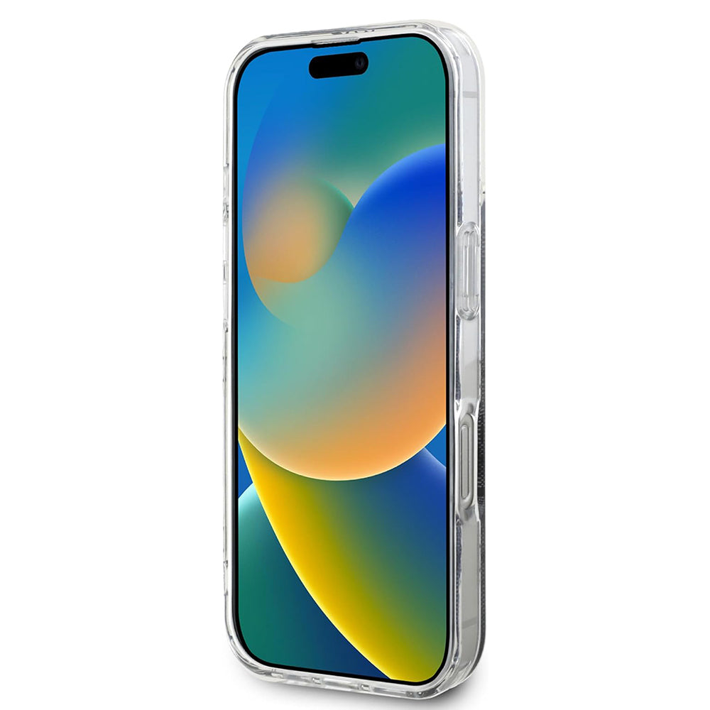 Custodia MagSafe per Apple iPhone 16 Pro, Guess, IML 4G, Nera