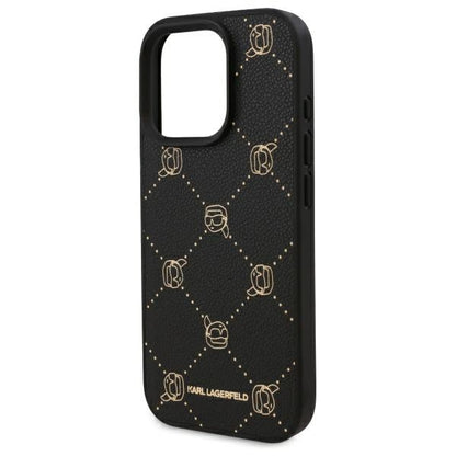 Custodia MagSafe per Apple iPhone 16 Pro, Karl Lagerfeld, Karl's Head, Nera