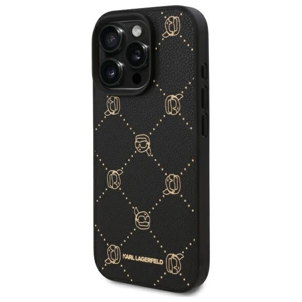 Custodia MagSafe per Apple iPhone 16 Pro, Karl Lagerfeld, Karl's Head, Nera