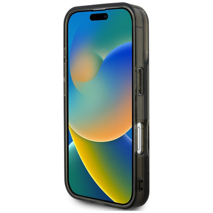 Custodia MagSafe per Apple iPhone 16 Pro, Karl Lagerfeld, Liquid Glitter Choupette Logo, Nera