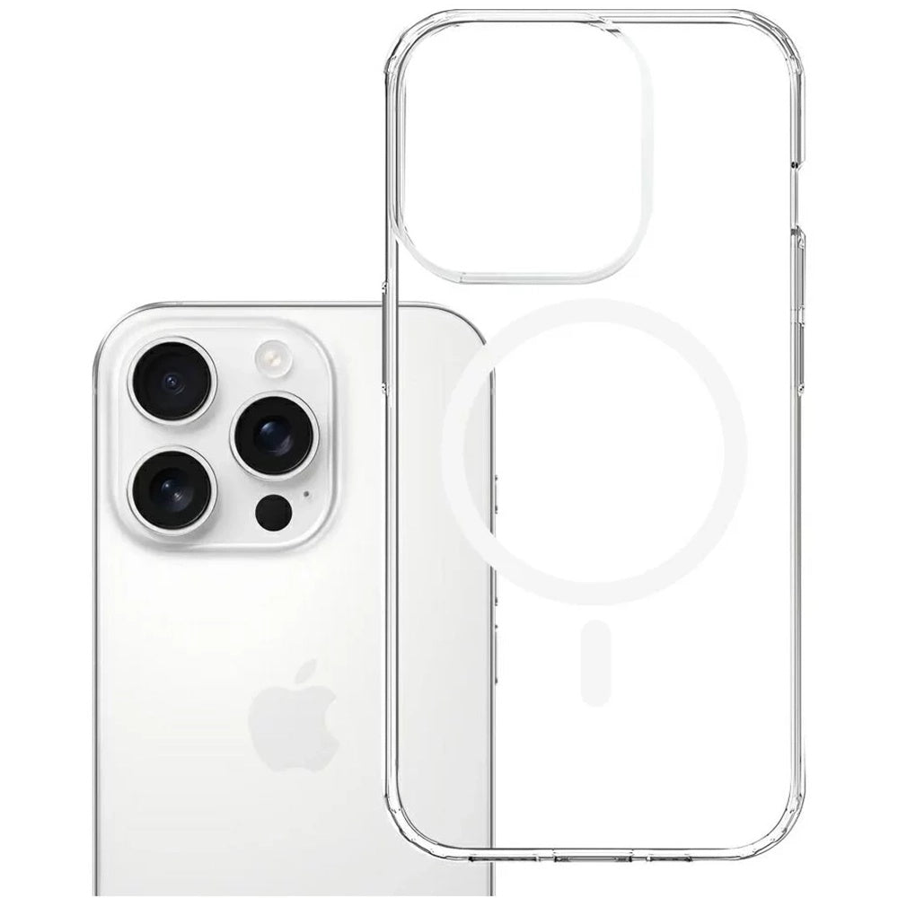 Custodia MagSafe per Apple iPhone 16 Pro Max, 3MK, Armor MagCase, Trasparente