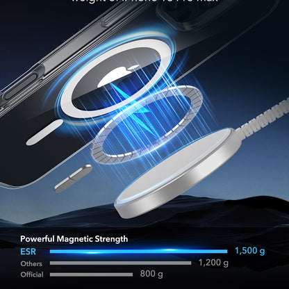 Custodia MagSafe per Apple iPhone 16 Pro Max, ESR, Classic Hybrid, Trasparente