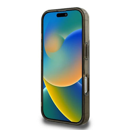 Custodia MagSafe per Apple iPhone 16 Pro Max, Guess, IML 4G Background, Marrone