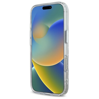 Custodia MagSafe per Apple iPhone 16 Pro Max, Karl Lagerfeld, IML Monogramma Karl & Choupette's Heads, Trasparente