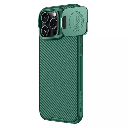 Custodia MagSafe per Apple iPhone 16 Pro Max, Nillkin, CamShield Prop, Verde