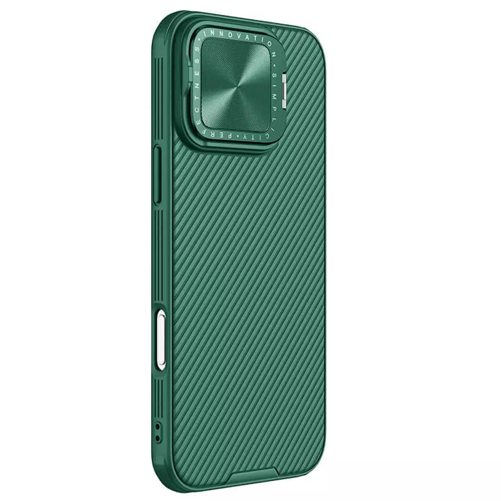Custodia MagSafe per Apple iPhone 16 Pro Max, Nillkin, CamShield Prop, Verde