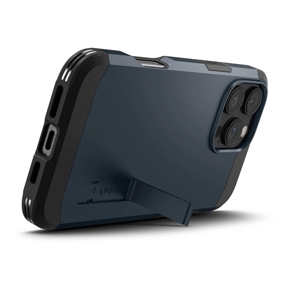 Custodia MagSafe per Apple iPhone 16 Pro Max, Spigen, Tough Armor, Blu ACS08014