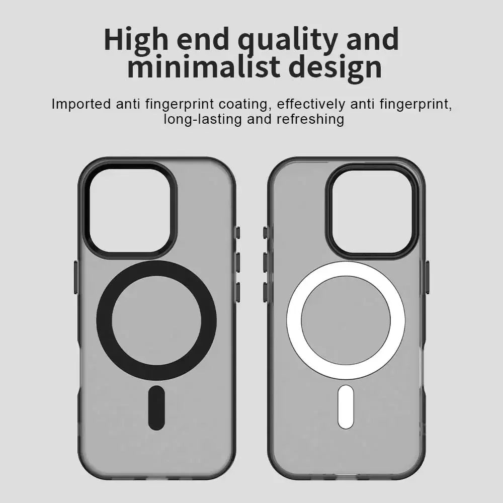 MagSafe Case for Apple iPhone 16 Pro Max, Techsuit, CandyCase, White