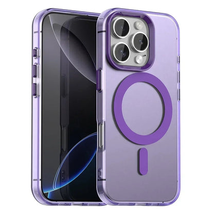 Custodia MagSafe per Apple iPhone 16 Pro Max, Techsuit, CandyCase, Viola