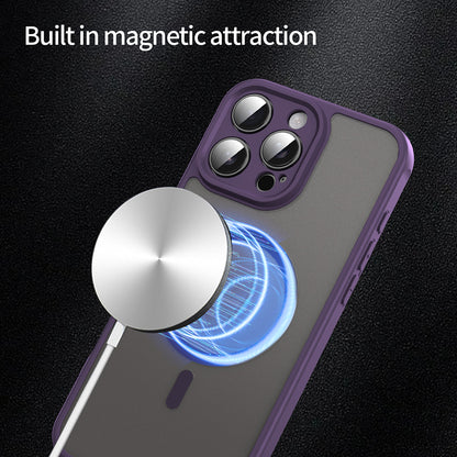 Custodia MagSafe per Apple iPhone 16 Pro Max, Techsuit, HaloFrost II, Viola