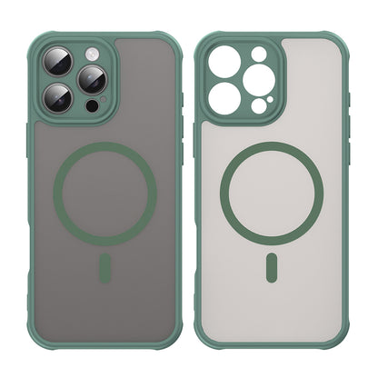 Custodia MagSafe per Apple iPhone 16 Pro Max, Techsuit, HaloFrost II, Verde