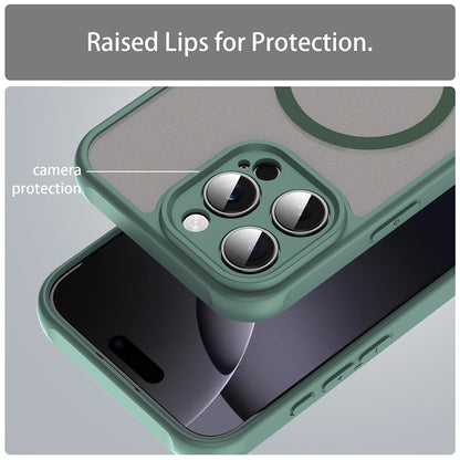 Custodia MagSafe per Apple iPhone 16 Pro Max, Techsuit, HaloFrost II, Verde